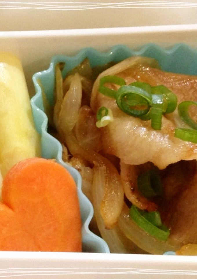 【お弁当】ちゃちゃっと生姜焼き-レシピのメイン写真