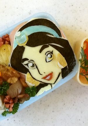 ディズニー♪ジャスミン❤️のキャラ弁❤️-レシピのメイン写真