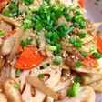 食べ応えアリ!豚肉入り蓮根のきんぴら