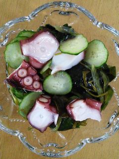 まるごとワカメとタコの酢の物-レシピのメイン写真