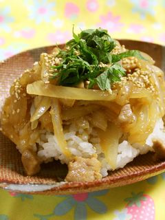 鳥もも肉で生姜焼きdon♪-レシピのメイン写真
