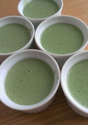 ほうじ茶でも!抹茶オレ寒天-レシピのメイン写真