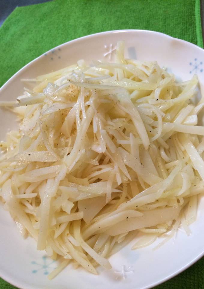 細切りジャガイモのバター炒め-レシピのメイン写真