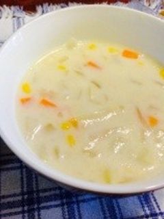 野菜ゴロゴロ牛乳スープ-レシピのメイン写真