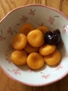 かぼちゃ白玉団子-レシピのメイン写真
