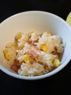 コーンとベーコンの炊き込みご飯-レシピのメイン写真