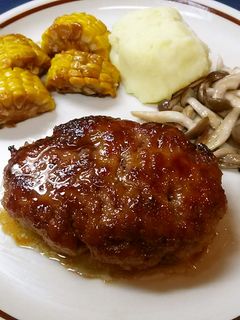 簡単おいしい てりやきハンバーグ-レシピのメイン写真