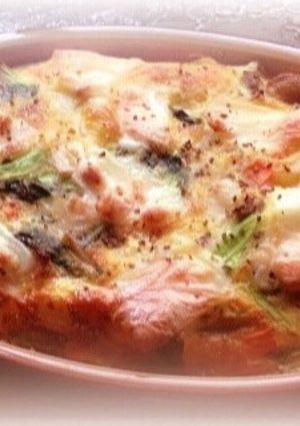 グラタン皿でフリッタータ風-レシピのメイン写真