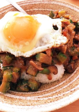 ゴーヤの甘味噌丼-レシピのメイン写真