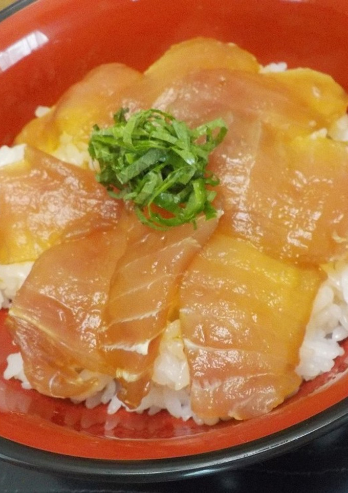 介護食【簡単！マグロの漬け丼～３種味～】-レシピのメイン写真