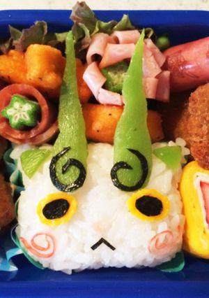 ☆キャラ弁☆妖怪ウォッチ コマさん-レシピのメイン写真