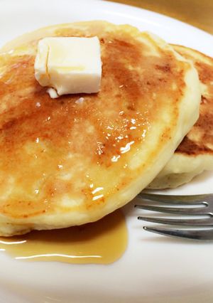 クリームチーズinパンケーキ-レシピのメイン写真