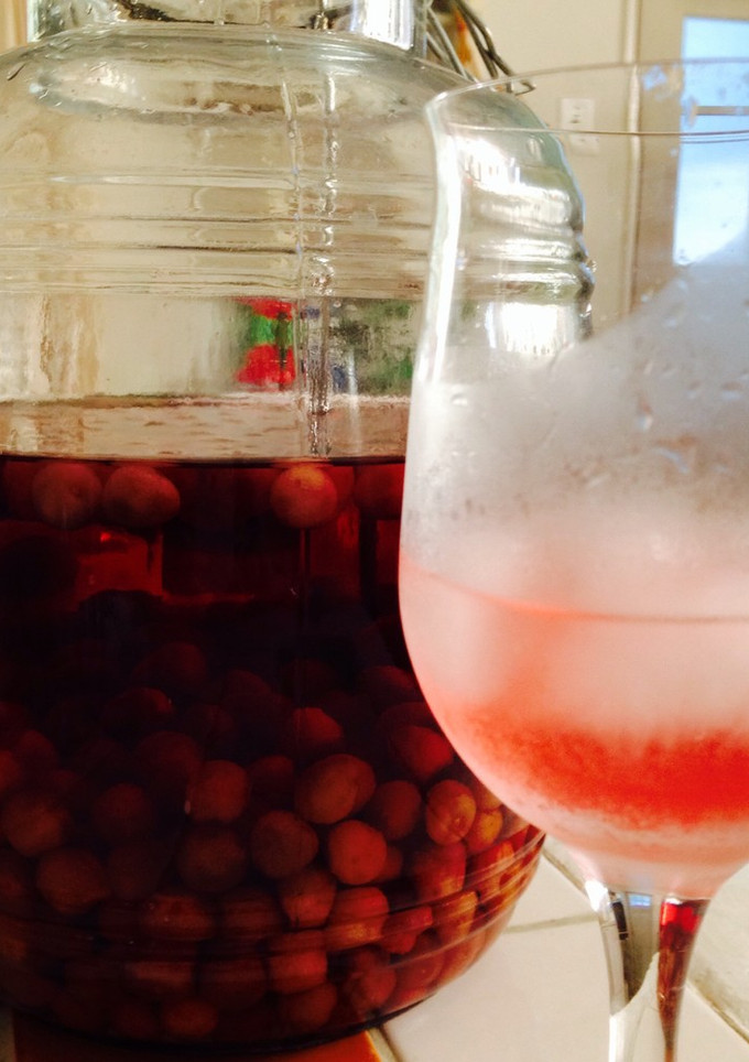 庭のさくらんぼで作る♡さくらんぼ酒-レシピのメイン写真