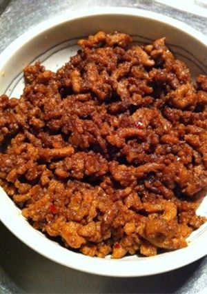 簡単ピリ辛甘な肉味噌-レシピのメイン写真