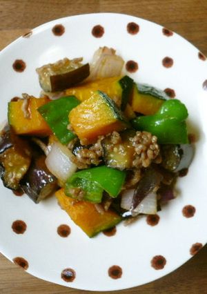 夏野菜の味噌炒め-レシピのメイン写真