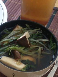 水菜のスープ-レシピのメイン写真