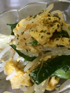 ☆プラスもう1品料理!もやし入りニラ玉☆-レシピのメイン写真