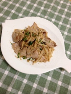 豚肉とえのき茸のさっぱりポン酢炒め-レシピのメイン写真