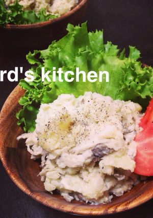 ブルーチーズと舞茸のポテトサラダ-レシピのメイン写真