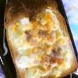 卵とチーズのスイーツのせトースト
