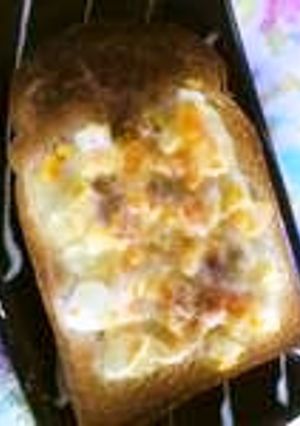 卵とチーズのスイーツのせトースト-レシピのメイン写真
