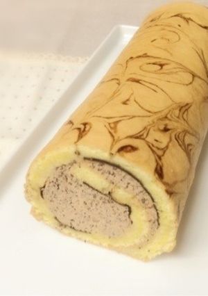 紅茶チョコクリームのロールケーキ♡-レシピのメイン写真