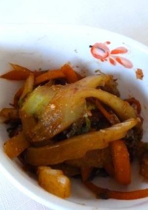 セロリと人参のみそだれきんぴら-レシピのメイン写真