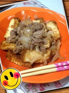 ♧簡単で早い♪ 厚揚げと豚の生姜焼き♧-レシピのメイン写真
