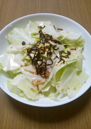 簡単!!キャベツの鶏ガラスープ和え-レシピのメイン写真