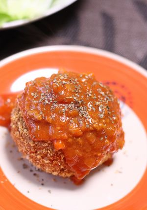 揚げない♪カプチョ風ライスコロッケ-レシピのメイン写真