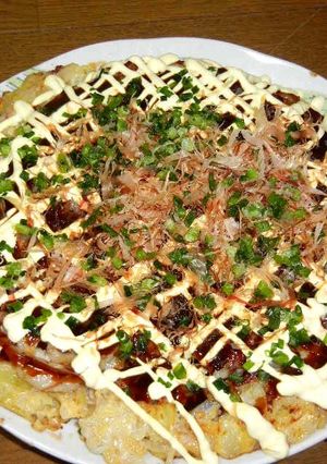 甘み炸裂！！新玉ねぎでお好み焼き-レシピのメイン写真