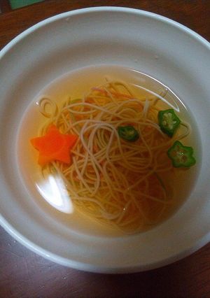 七夕給食★天の川スープ〜済まし汁♪-レシピのメイン写真