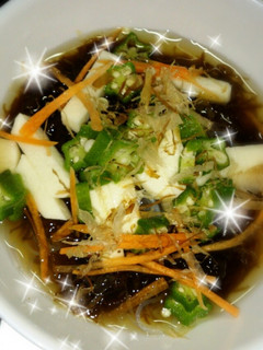 和風だしで食べるねばねば春雨サラダ☆-レシピのメイン写真
