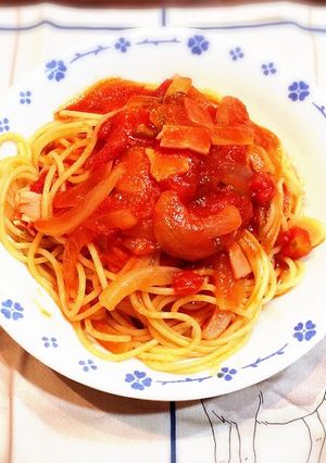テキトー激ウマ♡トマトスープパスタ♡-レシピのメイン写真