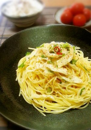 簡単美味♪穂先メンマの混ぜるだけパスタ-レシピのメイン写真