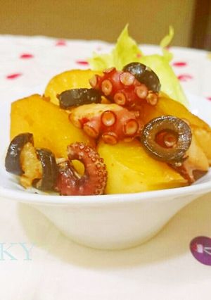 お弁当・おつまみ☆簡単じゃがたこ-レシピのメイン写真
