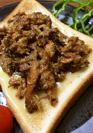 さんまの蒲焼トースト-レシピのメイン写真