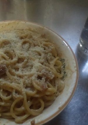 卵とチーズで作るカルボナーラ-レシピのメイン写真