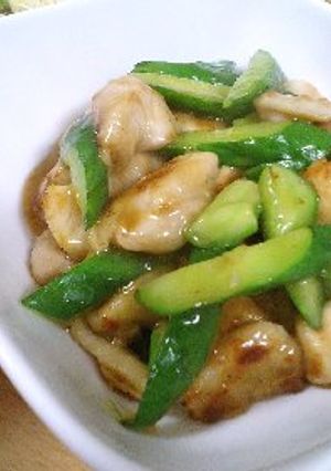 醤爆鶏丁（台湾風、鶏ときゅうりの炒め物）-レシピのメイン写真