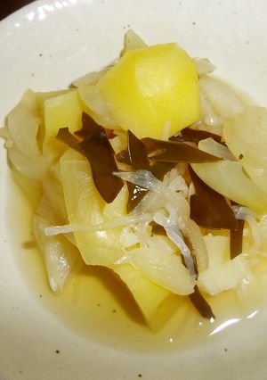 ジャガイモと白糸こんにゃくの煮物-レシピのメイン写真