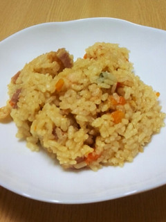 炊飯器でエビピラフ-レシピのメイン写真