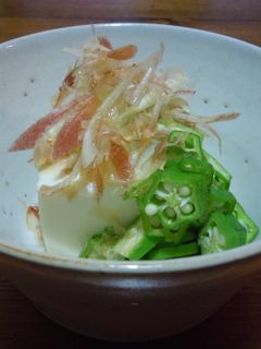 オクラとミョウガの冷や奴-レシピのメイン写真