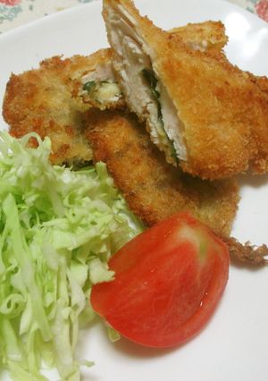 ☆ササミチーズカツしそ入り☆簡単衣で楽々-レシピのメイン写真