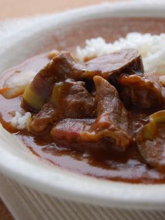 牛筋と茄子のトマトカレー☆-レシピのメイン写真