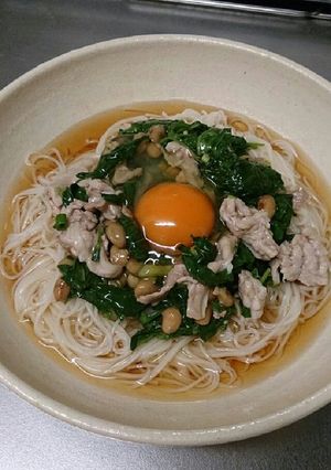 夏バテ防止★スタミナそうめん-レシピのメイン写真
