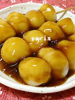 レンジ de みたらし団子-レシピのメイン写真
