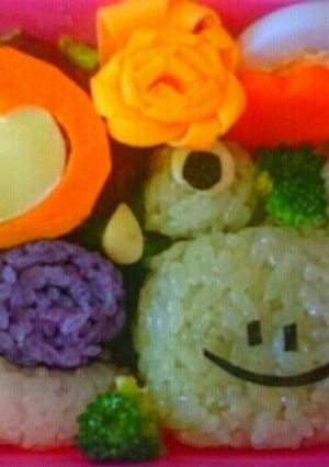 梅雨のお弁当 かたつむり＆カエル-レシピのメイン写真