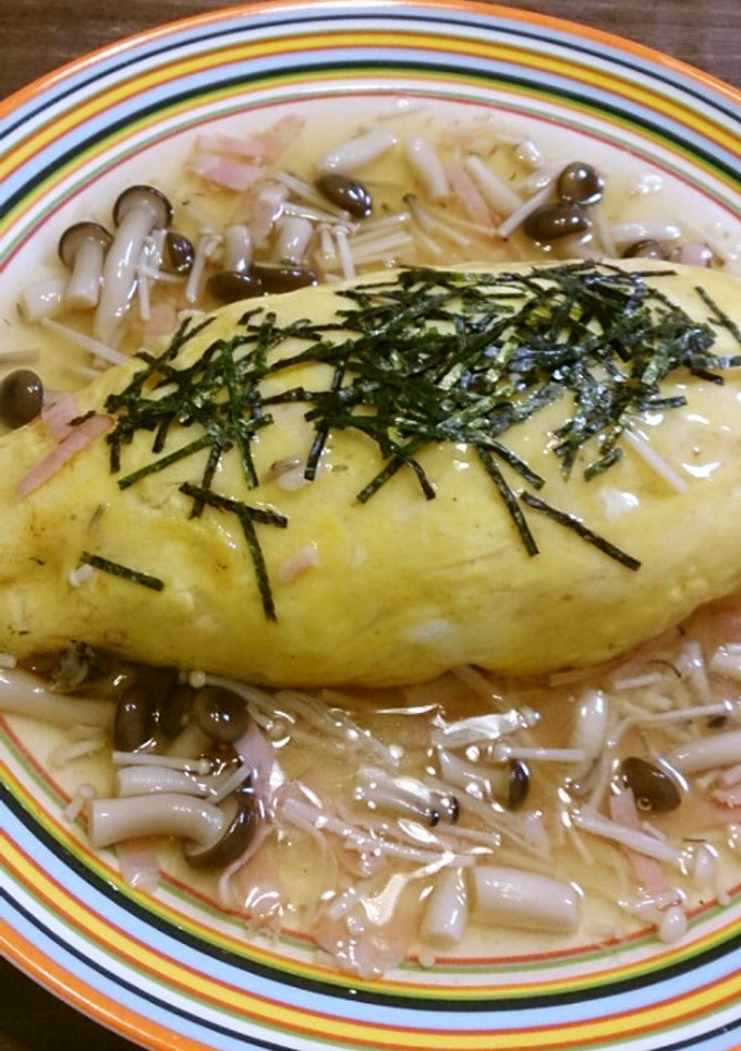 きのこの和風あんかけオムライス-レシピのメイン写真