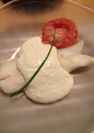 カレイのクールブイヨン・豆腐ソース-レシピのメイン写真