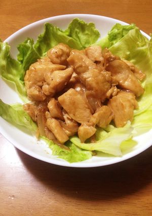 鶏ムネ肉の生姜焼き-レシピのメイン写真